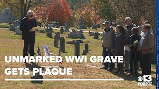 Grave of Lewiston WWI soldier gets marker after more than 100 years