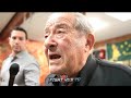 BOB ARUM GOES OFF! DOESN'T GIVE MIKEY GARCIA ANY CHANCE TO BEAT ERROL SPENCE