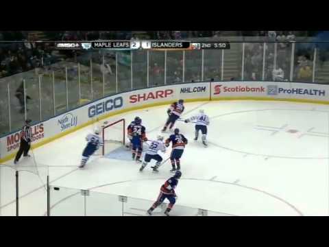 Dion Phaneuf Flattens John Tavares