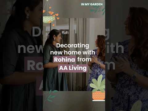 Using plants for home decor ft. Rohina #plants #gardenup #inmygarden #shorts