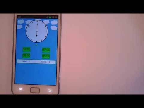 clock game for kids Video