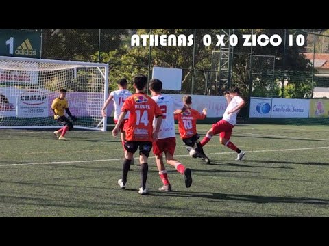 COPA ZICO JUIZ DE FORA 2022 - ZICO10 X ATHENAS (LEOPOLDINA) - CATEGORIA SUB-14 - 1' TEMPO