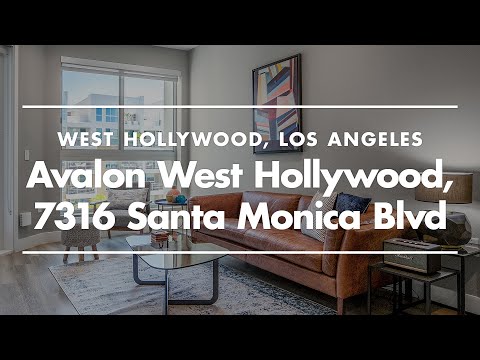 LA Apartment Tour | Avalon Furnished Apartment in West Hollywood, LA