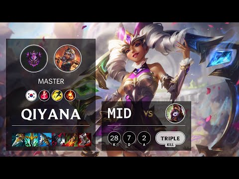 Qiyana Mid vs Lulu - KR Master Patch 11.24
