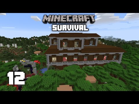 Minecraft: Raiding a Woodland Mansion - 1.16 Survival Let's play | Ep 12