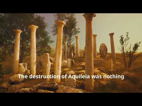 Sack of Aquileia (452 AD) - Attila the Hun destroyed the city,