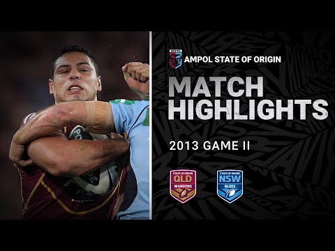 NRL Highlights | QLD Maroons v NSW Blues Match Highlights | Game II, 2013 | State of Origin | NRL