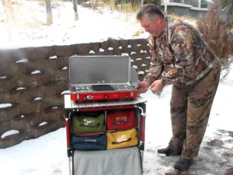 Video review of Camp Chef Sherpa camp organizer