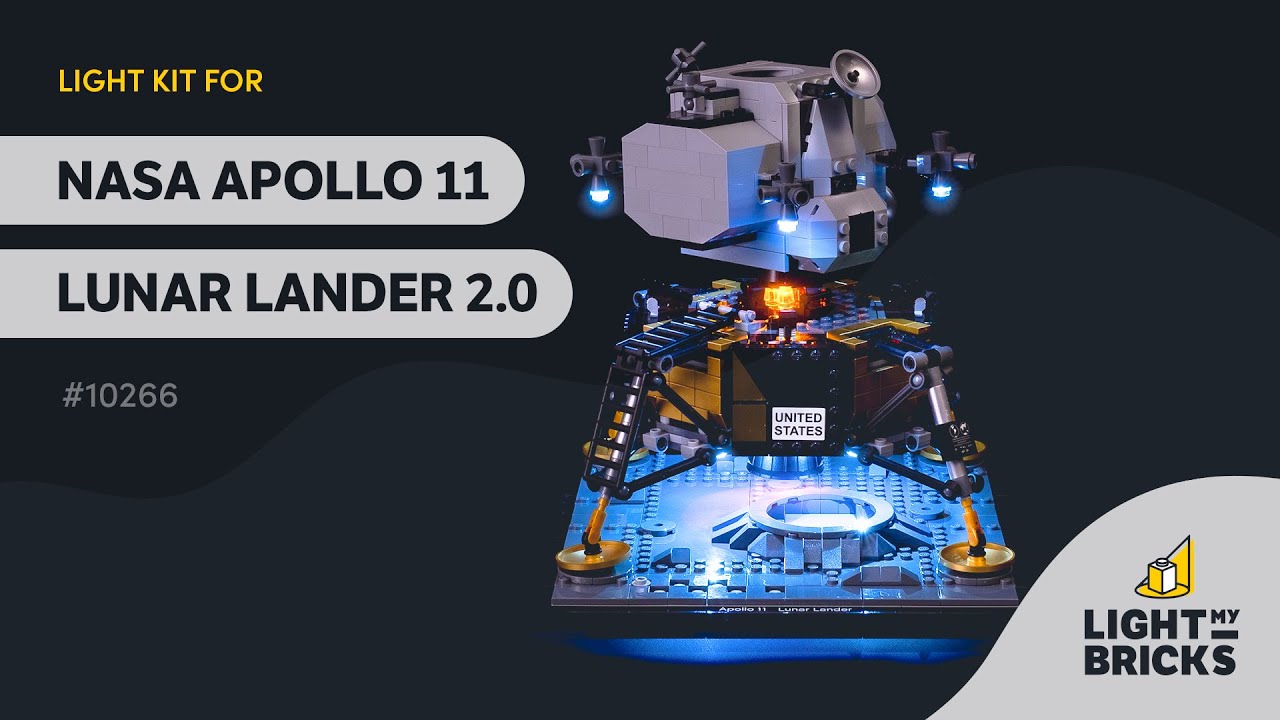 Light My Bricks Lumières-LED pour LEGO® NASA Apollo 11 Lunar Lander 10266
