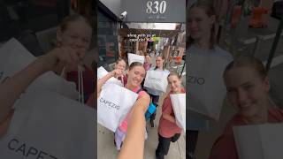 Shop with us in NYC!🛍️🍎  #shorts #dance #ballet #shopping