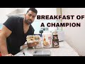 HIGH PROTIEN OATS IN 2 MIN | BREAKFAST OF A CHAMPION