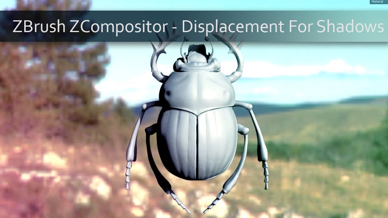 003 ZBrush ZCompositor - Generating Displacement Maps for Real Time Shadows. Texturing with NO UVs!!