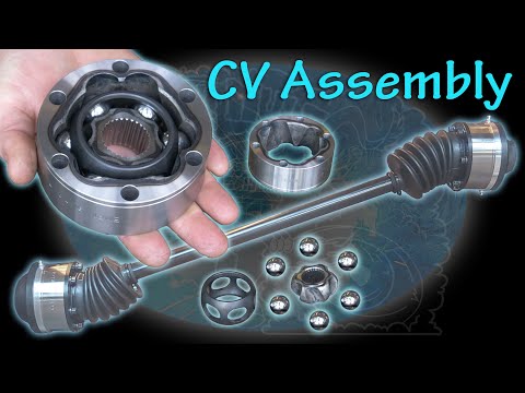 How to assemble CV Joint Axle Porsche Type 930 How to rebuild CV joint correctly in Phase