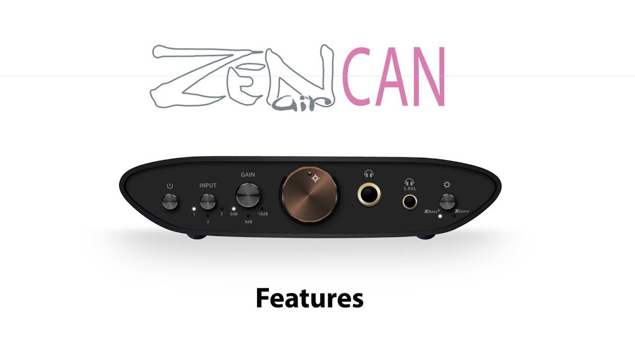 iFi Audio Amplificateur d’écouteurs ZEN Air – CAN