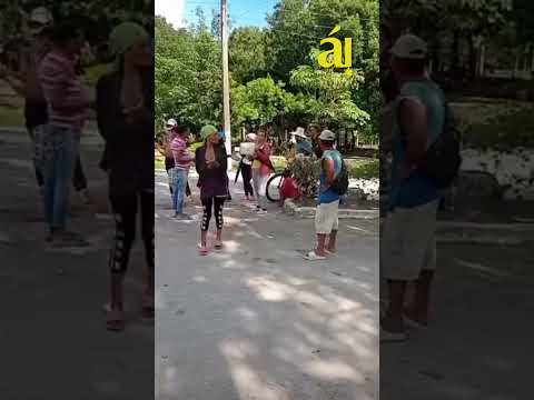 Protestas en Cuba | Vecinos del poblado Omaja toman las calles tras un año sin agua