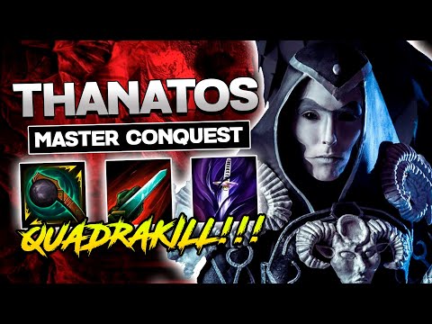 THANATOS JUNGLA - MI PENTAAA - SMITE Master Conquest