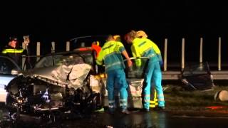 preview picture of video 'Ongeval met beknelling.  Hilvarenbeek, Tilburgseweg. 20-02-2015'