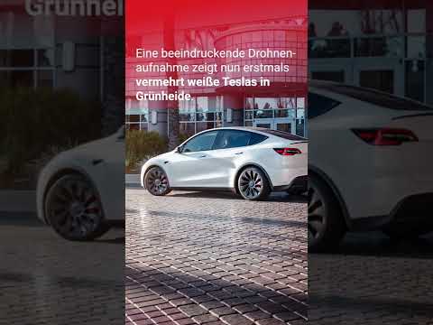 Neue Aufnahmen von Teslas Gigafactory in Grünheide zeigen einen zweistöckigen Supercharger. 🚘⚪️