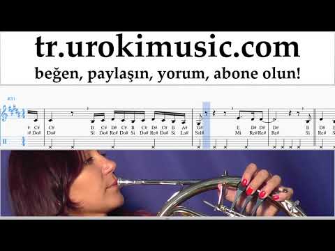 Korno dersleri Camila Cabello - All These Years Notalar Eğitim um-ih723