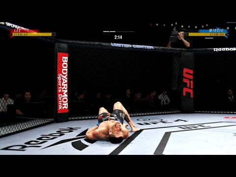 BRUCE LEE VS STIPE MIOCIC | UFC 4 BRUTAL FIGHT | UFC 4 K1 RULES | EA SPORTS UFC 4 | UFC 4 2020 | UFC