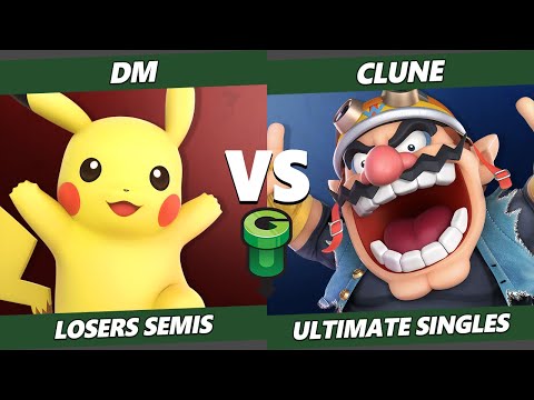 Game Underground Losers Semis - Clune (Wario, Yoshi) Vs. DM (Pikachu) SSBU Ultimate Tournament