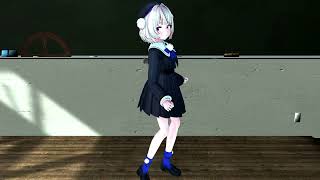 雨衣ちゃんMMD動作確認