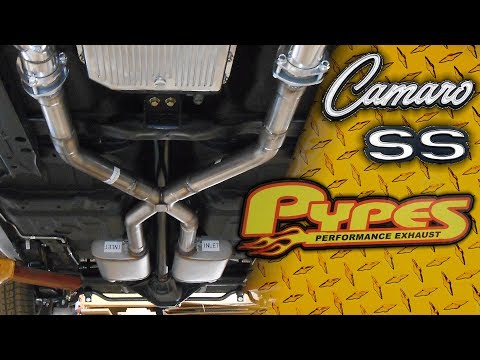 70 Camaro SS Project "PYPES Performance Exhaust X Pipe Violator Mufflers 409 Stainless"