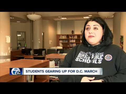 Student reporters at March for Our Lives