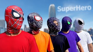 PRO 5 SUPERHERO TEAM  Hey Spider-Man  Go To Trainn