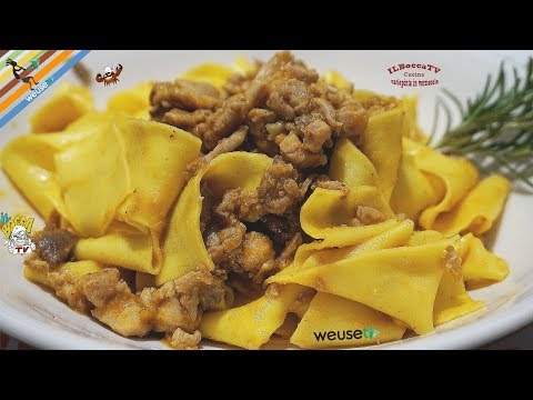 355 - Pappardelle al ragù di coniglio...per Natale lo consiglio!(primo tipico adatto alle festività)