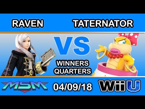 MSM 141 - Raven (Robin) Vs. R5 Kh | Taternator (Wendy) Winners Quarters - Smash 4