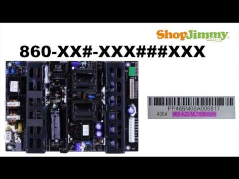 TV Part Number Identification Guide for Polaroid Main Boards LCD LED Plasma TVs