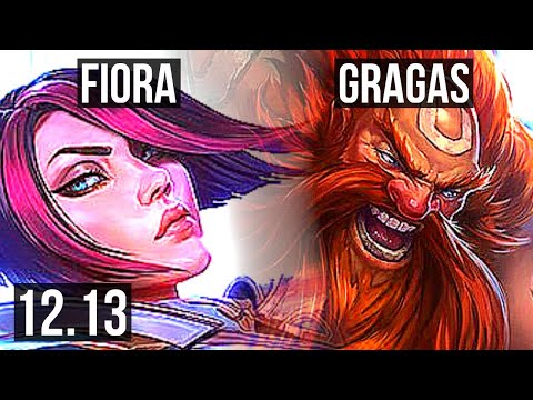 FIORA vs GRAGAS (TOP) | 8/1/4, 700+ games, Legendary | NA Master | 12.13