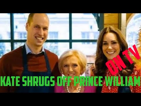 DUTCHESS KATE SHRUGS OFF PRINCE WILLIAM (FOOTAGE)
