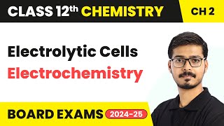 Electrolytic Cells - Electrochemistry | Class 12 Chemistry Chapter 2 | CBSE 2024-25