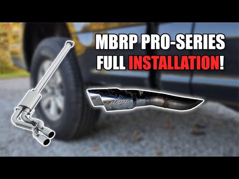 MBRP Side Exit Exhaust - Install on 2019 F150 5.0L