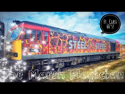 The Marsh Magician Railtour 🚆 - 2023 📸 - Ft. DB Cargo + GBRf Class 60's 👀 - 4K UHD