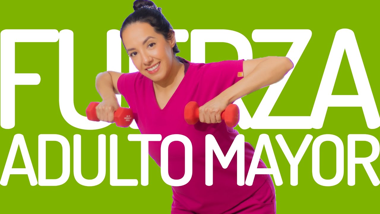 Ejercicios para Adultos Mayores: Ganar FUERZA y masa MUSCULAR en todo el Cuerpo | Mariana Quevedo