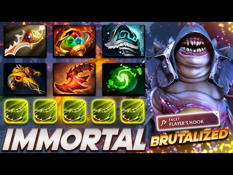 Pudge Immortal Brutal Butcher Super Build - Dota 2 Pro Gameplay [Watch & Learn]