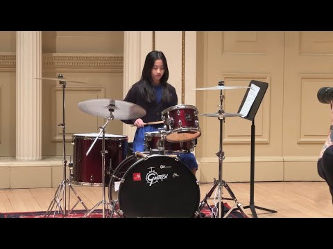 Ava Rocks the Drums at Carnegie Hall | BayRidge School of Music Performance