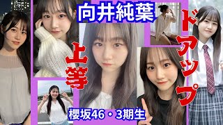 向井純葉～ドアップ上等～櫻坂46・3期生 #アイドル #櫻坂46 #向井純葉