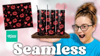 Seamless Tumbler Wraps using ONLY Kittl (Full walk-through)
