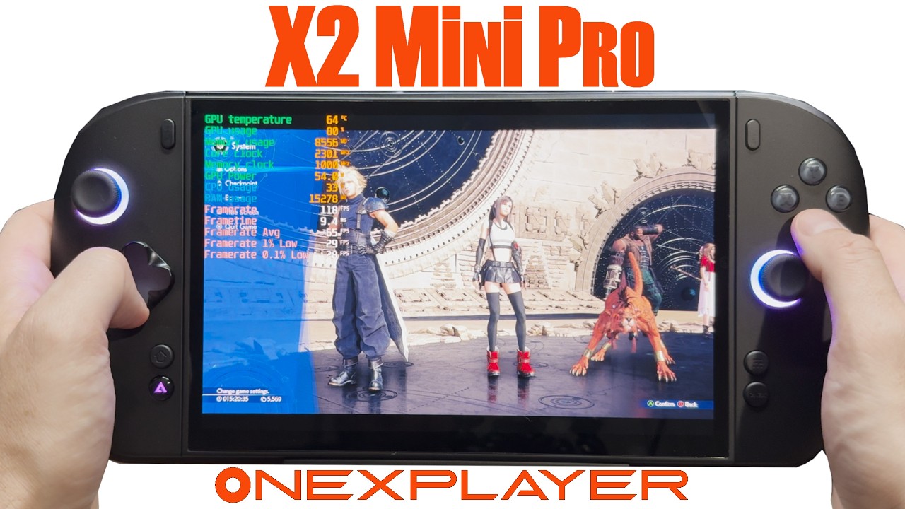 ONEXPLAYER X2 Mini Pro – AMD 388 / 8060s – vs. FF7 Rebirth , Hogwarts Legacy , TES Oblivion