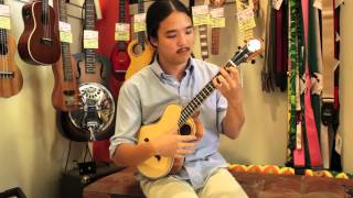 Video thumbnail for DeVine Tenor Ukulele TU-0156 Ukulele Demo ~ Hawaiian Ukulele Online by Ukulele PuaPua