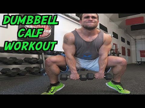 Intense 5 Minute Dumbbell Calf Workout