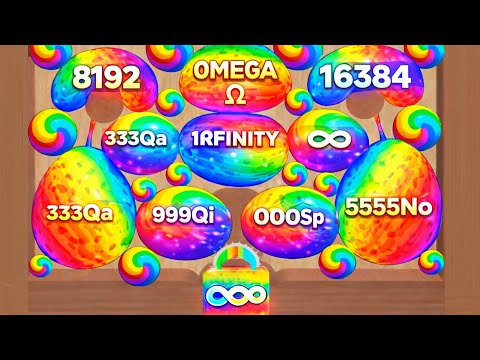 🔴 Jelly 2048 (1Qa = 1,00,000,000,000,000) blob merge 3d 🆚 Powerful Punch 2048 gameplay new part 1018