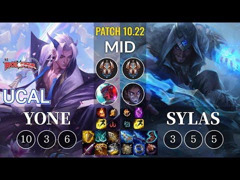 KT Ucal Yone vs Sylas Mid - KR Patch 10.22