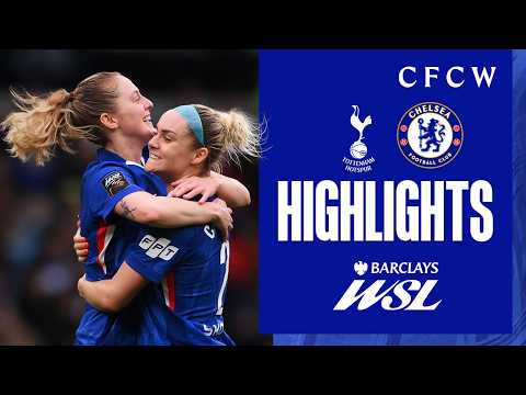 Spurs Women 0-2 Chelsea Women | HIGHLIGHTS | WSL 25/26