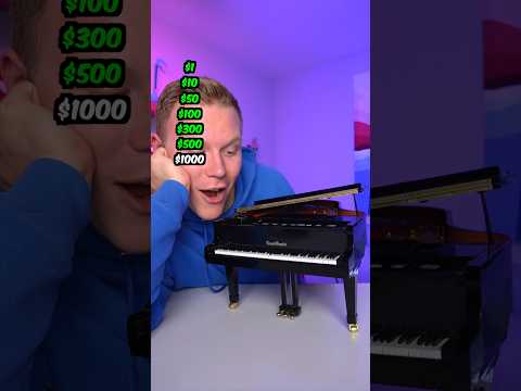 $1 vs $1,000 Piano!