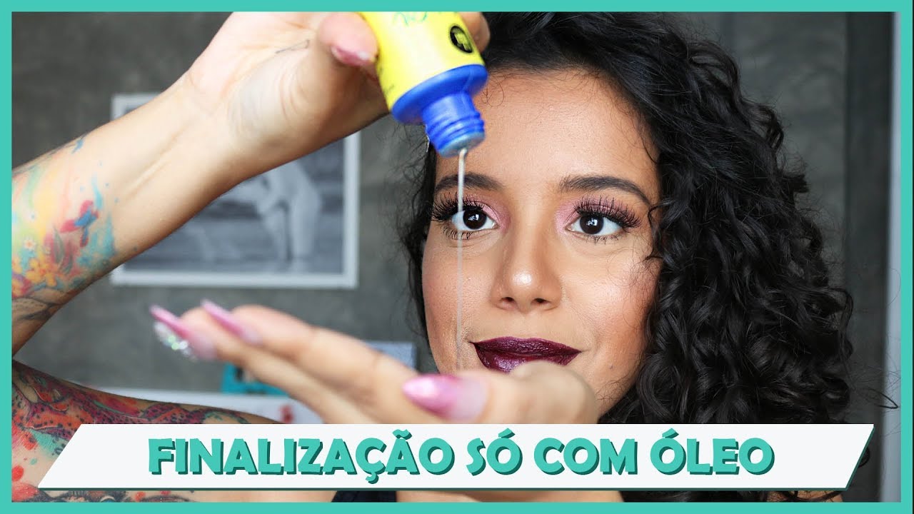 FINALIZAÇÃO DE CABELO CACHEADO E ONDULADO SÓ COM ÓLEO FUNCIONA - Tamires Maia